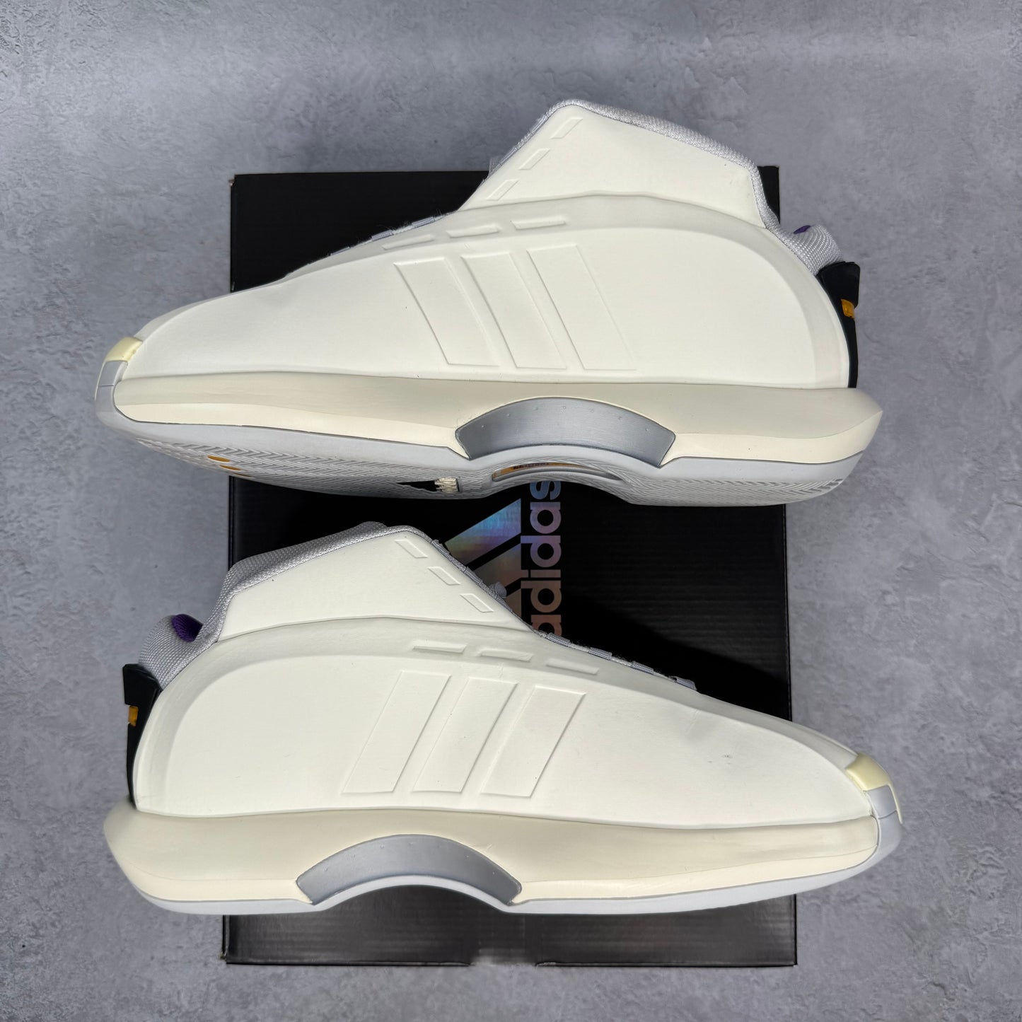 adidas Crazy 1 Cream White Active Purple *pre-owned* SIZE 11.5