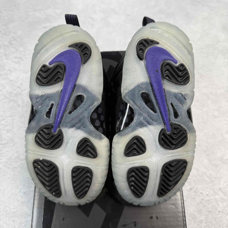 Nike Little Posite One Eggplant (2024) (TD) *pre - owned* SIZE 5C - Kicks Collective PA - Nike - FJ1257 - 001 - Kid's Shoes - 5Y - Pre - Owned
