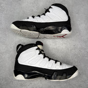 Jordan 9 Retro White Black Red (2010) *pre-owned* SIZE 7.5