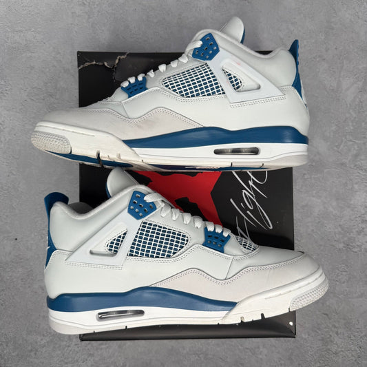 Jordan 4 Retro Military Blue (2024) *pre - owned* SIZE 11.5 - Kicks Collective PA - Jordan - FV5029 - 141 - Men's Shoes - 11.5M/13W - Pre - Owned