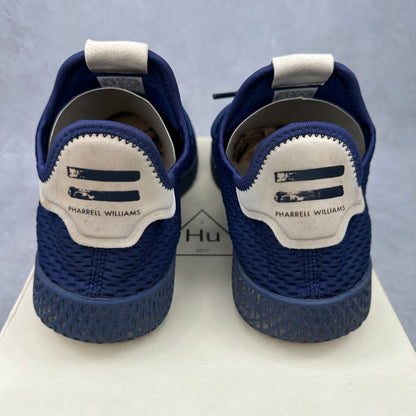 adidas Tennis Hu Pharrell Solid Dark Blue *pre - owned* SIZE 9.5 - Kicks Collective PA - adidas - BY8719 - Men's Shoes - 9.5M/11W - Pre - Owned