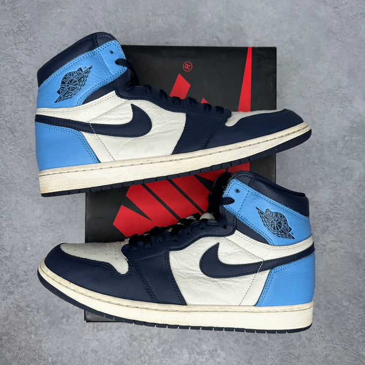 Jordan 1 Retro High Obsidian *pre - owned* SIZE 11.5 - Kicks Collective PA - Jordan - 555088-140 - Men's Shoes - 11.5M/13W - Pre - Owned