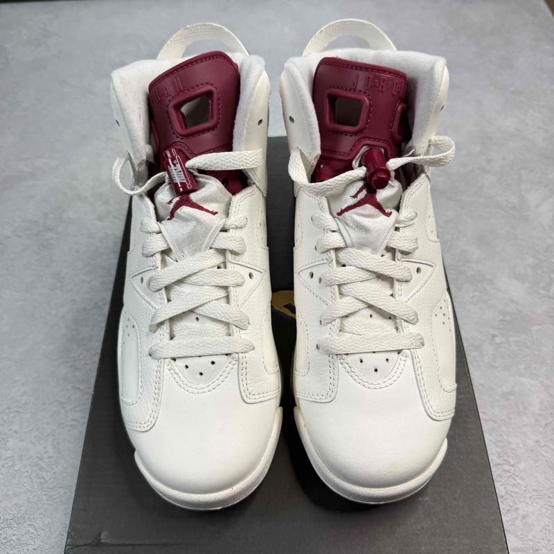 Jordan 6 Retro Maroon (2015) (GS) *pre - owned* SIZE 6.5Y - Kicks Collective PA - Jordan - 836342 - 115/384665 - 116 - Kid's Shoes - 6.5Y - Pre - Owned