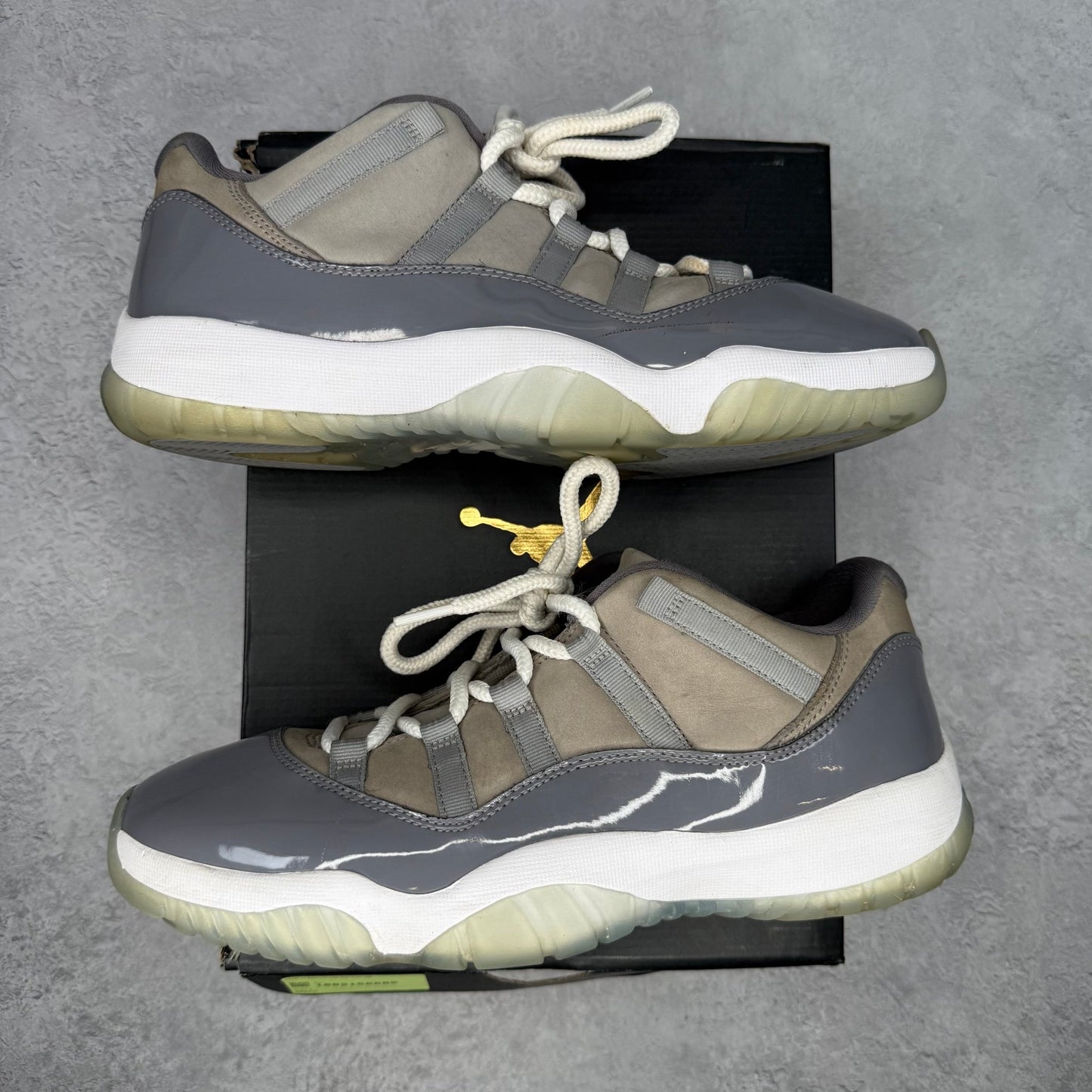 Jordan 11 Retro Low Cool Grey *pre - owned* SIZE 11 - Kicks Collective PA - Jordan - 528895-003 - Men's Shoes - 11M/12.5W - Pre - Owned