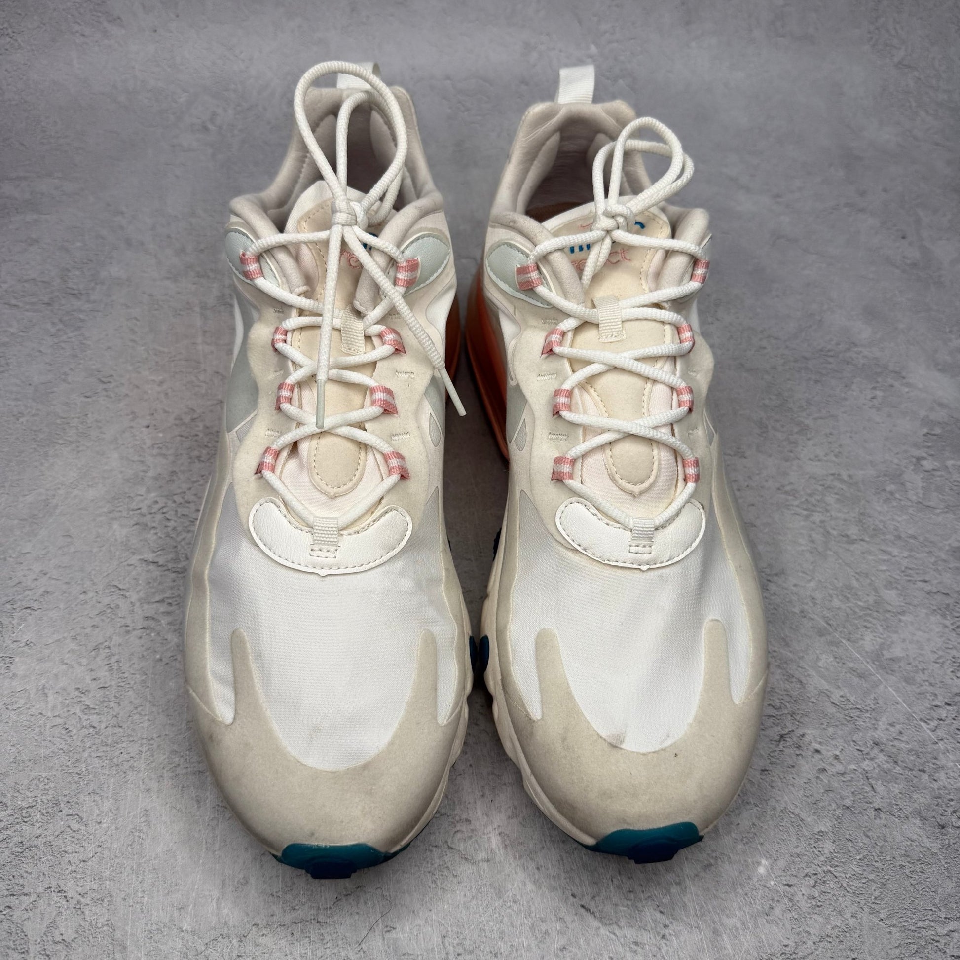 Nike Air Max 270 React American Modern Art *pre - owned* SIZE 12 - Kicks Collective PA - Nike - AO4971-100 - Men's Shoes - 12M/13.5W - Pre - Owned - No Box
