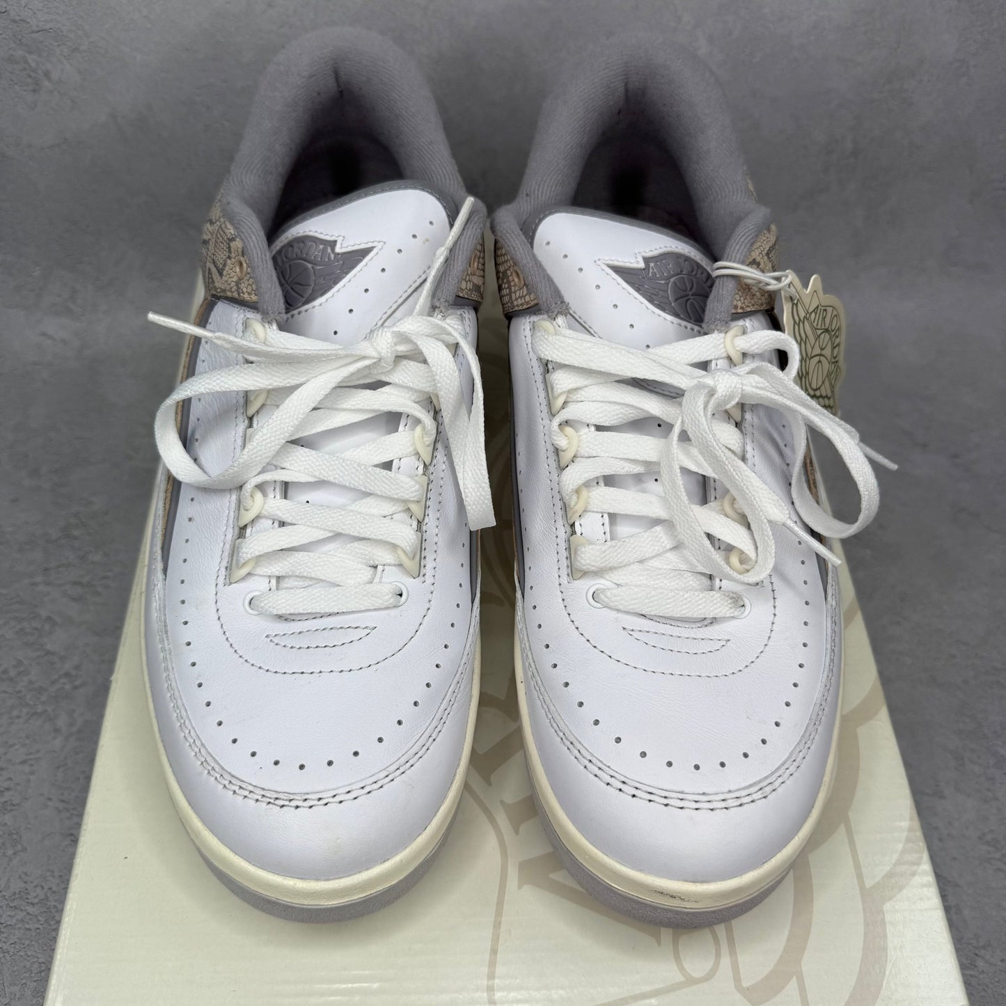 Jordan 2 Retro Low Python *pre - owned* SIZE 12 - Kicks Collective PA - Jordan - DV9956-100 - Men's Shoes - 12M/13.5W - Pre - Owned
