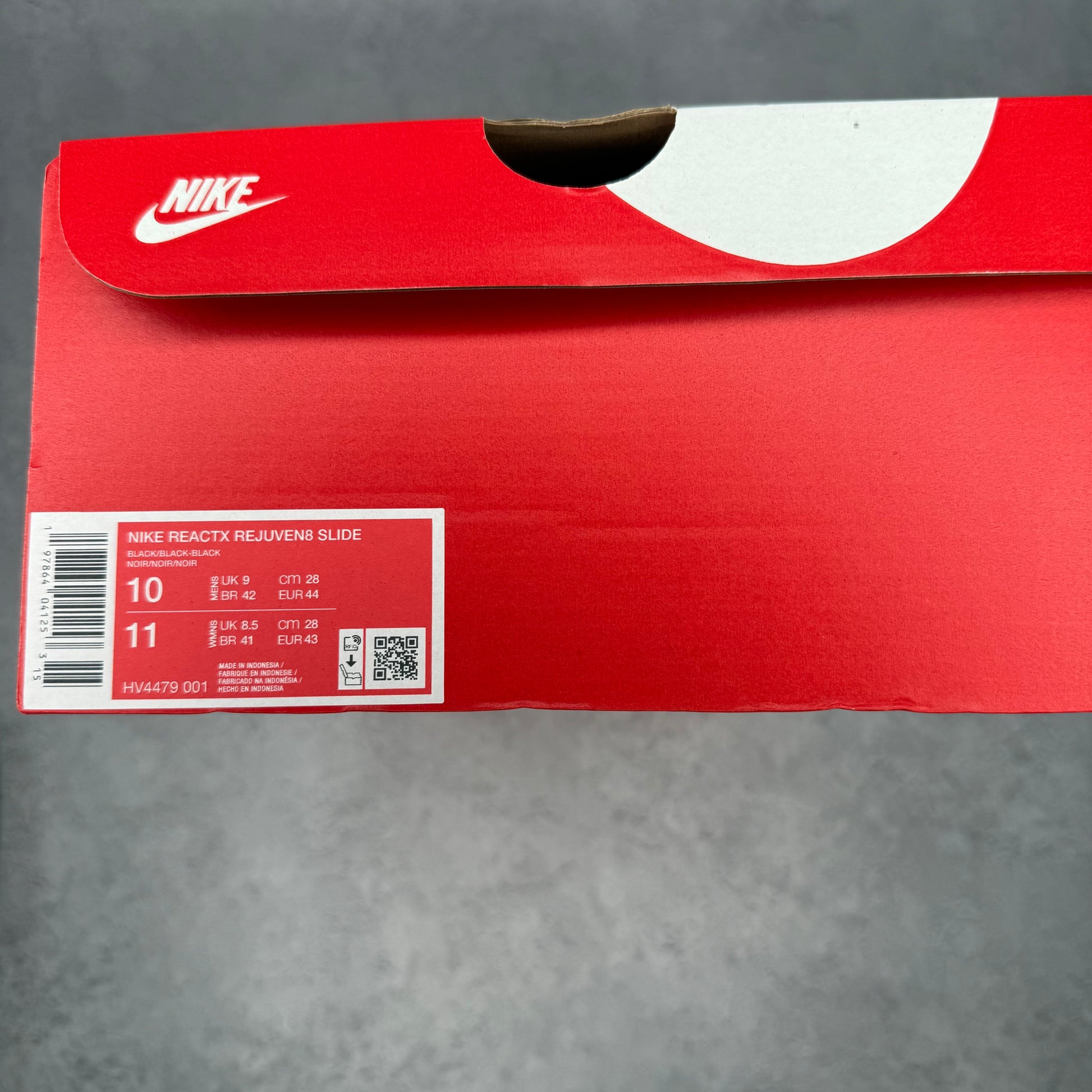 Nike ReactX Rejuven8 Slide Black