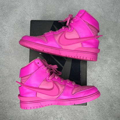 Nike Dunk High AMBUSH Active Fuchsia *pre-owned* SIZE 6.5M/8W