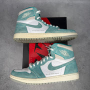 Jordan 1 Retro High Turbo Green pre-owned size 12