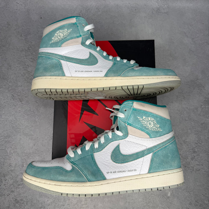 Jordan 1 Retro High Turbo Green pre-owned size 12
