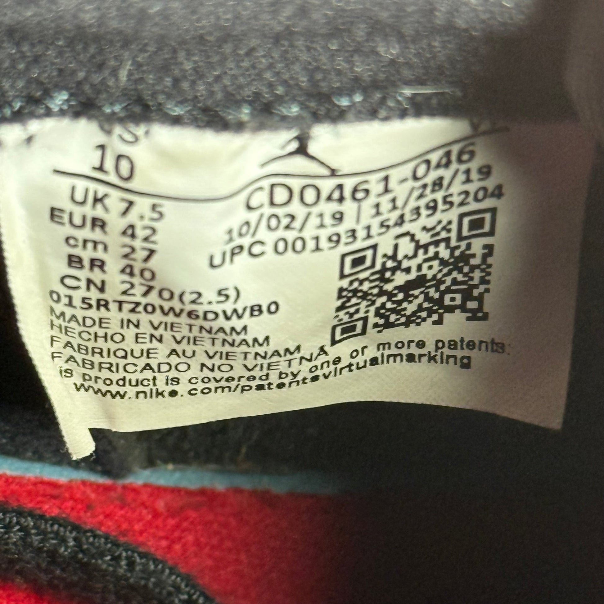 Jordan 1 Retro High NC to Chi (Women's) *pre - owned* SIZE 10W - Kicks Collective PA - Jordan - CD0461-046 - Women's Shoes - 8.5M/10W - Pre - Owned - Original Box (Damaged)