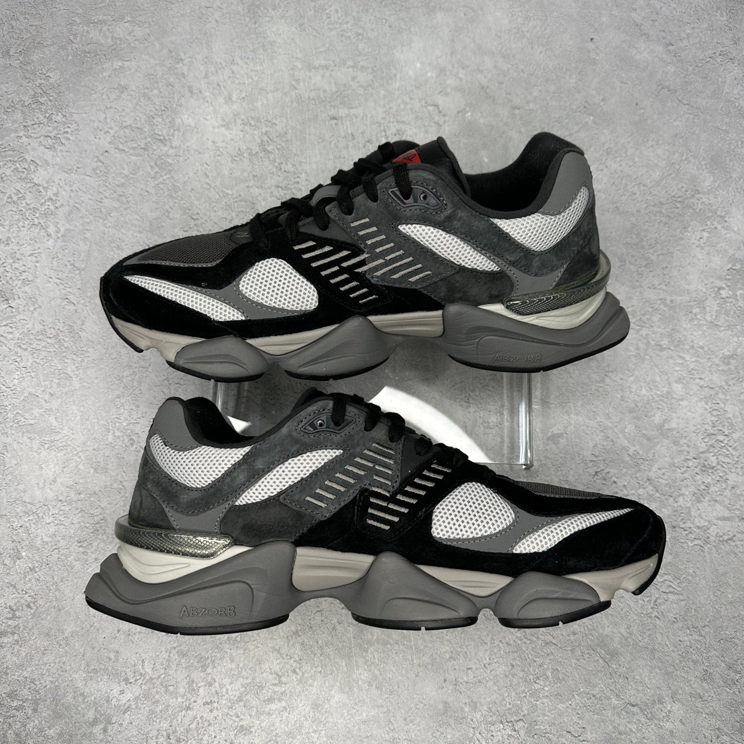 New Balance 9060 Black Castlerock Grey *pre - owned* SIZE 11.5 - Kicks Collective PA - New Balance - U9060BLK - Men's Shoes - 11.5M/13W - Pre - Owned - No Box
