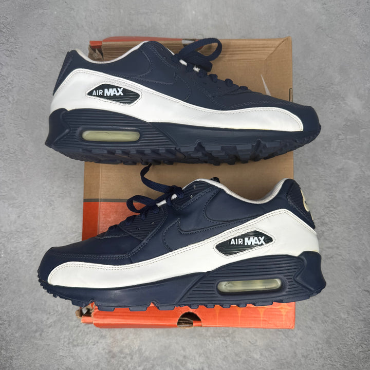 Nike Air Max 90 Leather PSU Penn State *pre-owned* SIZE 10