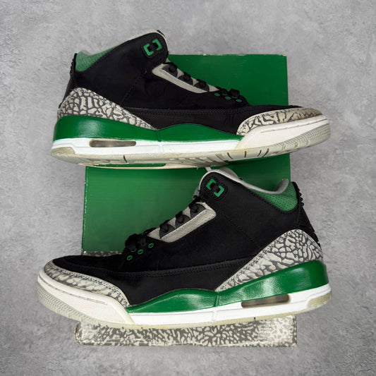Jordan 3 Retro Pine Green *pre - owned* SIZE 9 - Kicks Collective PA - Jordan - CT8532 - 030 - Men's Shoes - 9M/10.5W - Pre - Owned