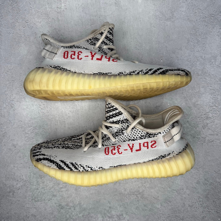 adidas Yeezy Boost 350 V2 Zebra *pre-owned* SIZE 8.5 - Kicks Collective PA - adidas - CP9654 - Men's Shoes - 8.5M/10W - Pre-Owned - No Box