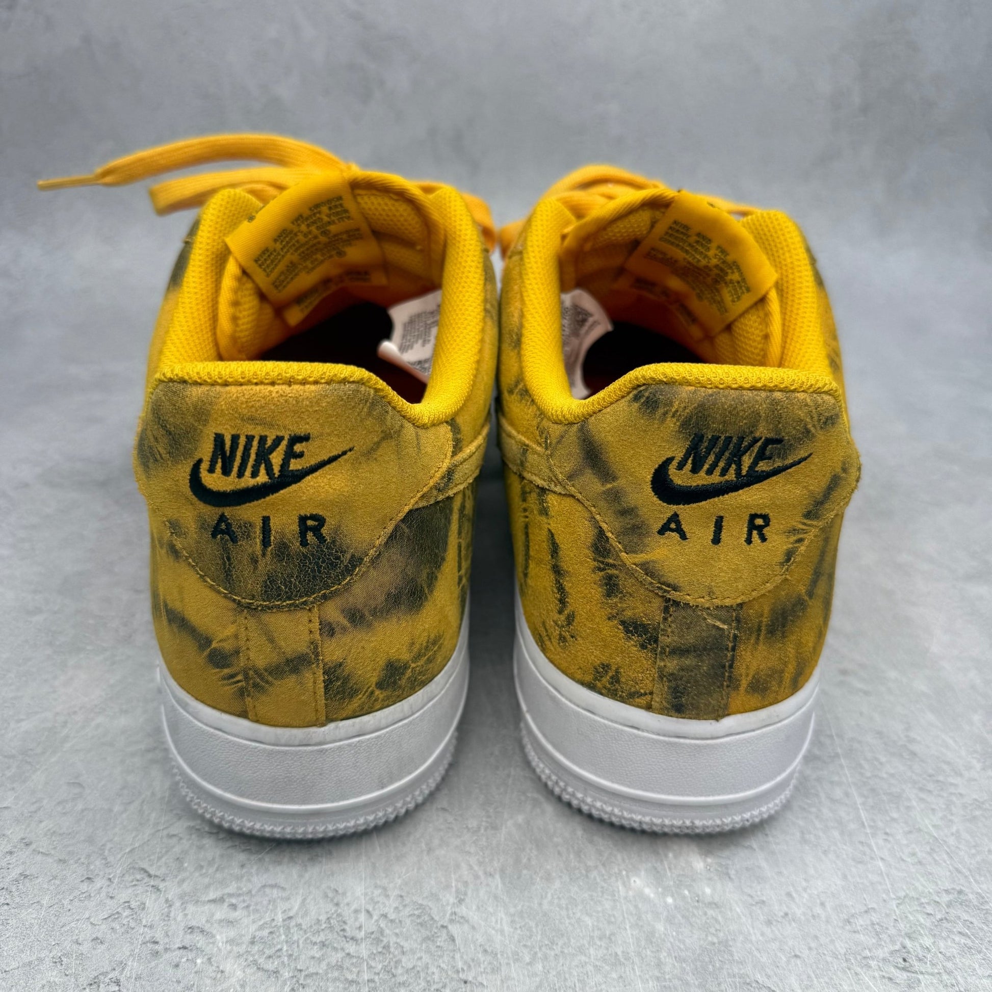 Nike Air Force 1 Low Tie Dye Dark Sulphur *pre - owned* SIZE 11 - Kicks Collective PA - Nike - CZ0337-700 - Men's Shoes - 11M/12.5W - Pre - Owned - No Box