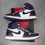 Jordan 1 Retro High Court Purple White pre-owned size 11