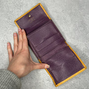 Louis Vuitton Bi - Fold Wallet Yellow/Purple *pre - owned* - Kicks Collective PA - Louis Vuitton - LV2 - Accessories - OS - Pre - Owned - No Box