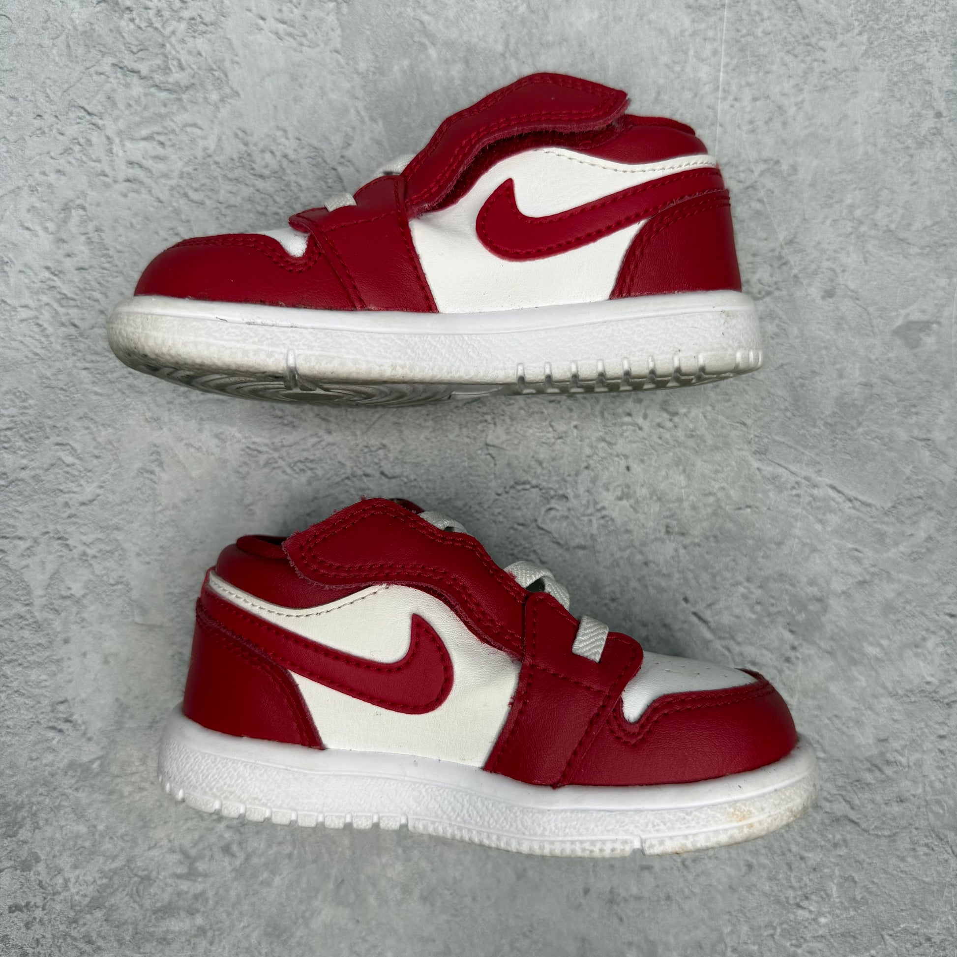 Jordan 1 Low Alt Gym Red White (TD) *pre-owned* SIZE 6C