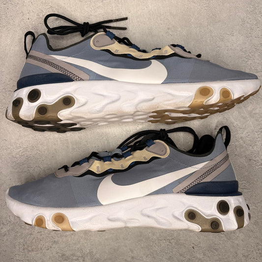 Nike React Element 55 Indigo Fog Mystic Navy *pre - owned* SIZE 12 - Kicks Collective PA - Nike - BQ6166-402 - Men's Shoes - 12M/13.5W - Pre - Owned - No Box