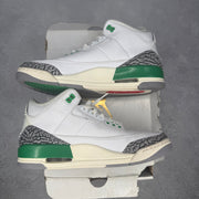 Jordan 3 Retro Lucky Green (Women's) pre-owned size 11.5W