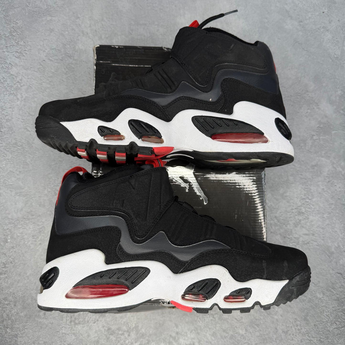 Nike Air Griffey Max 1 Anthracite Hot Red *pre-owned* SIZE 9