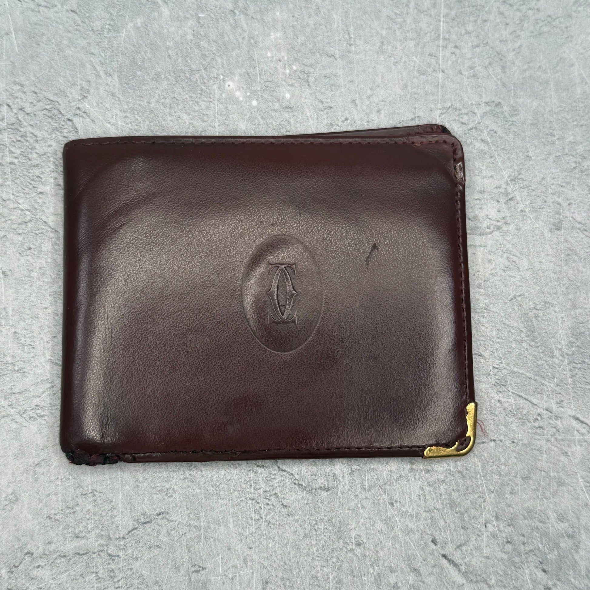 Burberry Brown Leather BiFold Wallet *pre-owned*