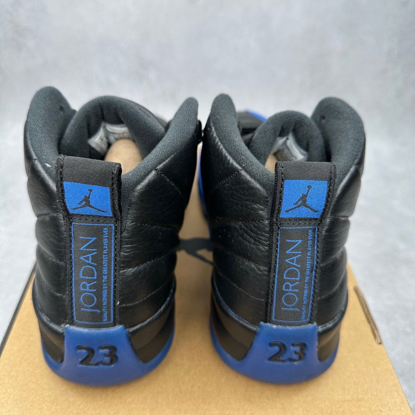 Jordan 12 Retro Black Game Royal *pre - owned* SIZE 8 - Kicks Collective PA - Jordan - 130690-014 - Men's Shoes - 8M/9.5W - Pre - Owned
