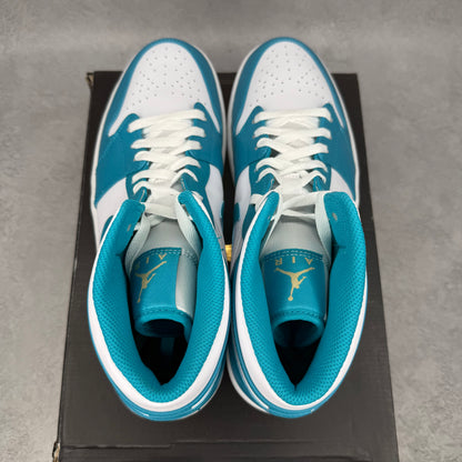 Jordan 1 Mid Aquatone VNDS *pre-owned* SIZE 13