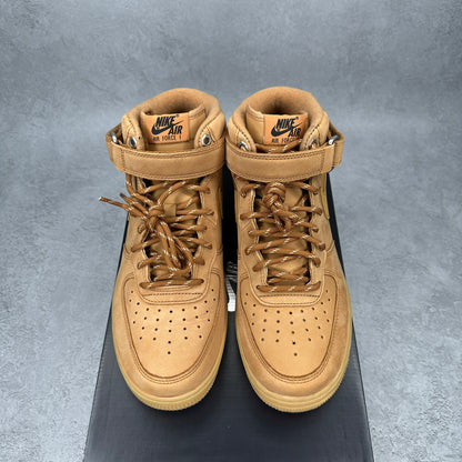 Nike Air Force 1 Mid '07 Flax *pre-owned* SIZE 9