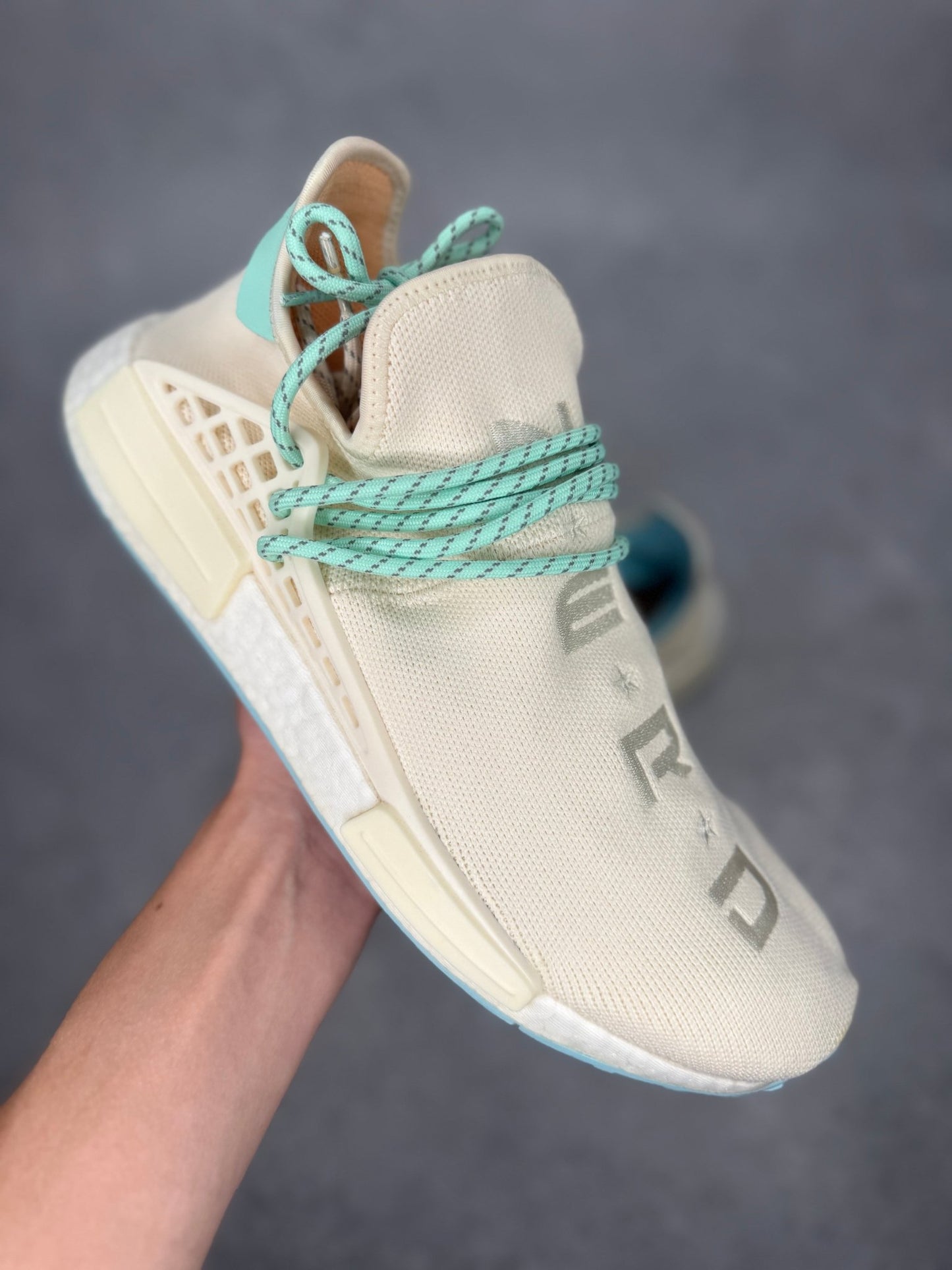 adidas NMD HU Pharrell NERD Chalk White *pre - owned* SIZE 11 - Kicks Collective PA - adidas - GW0246 - Men's Shoes - 11M/12.5W - Pre - Owned