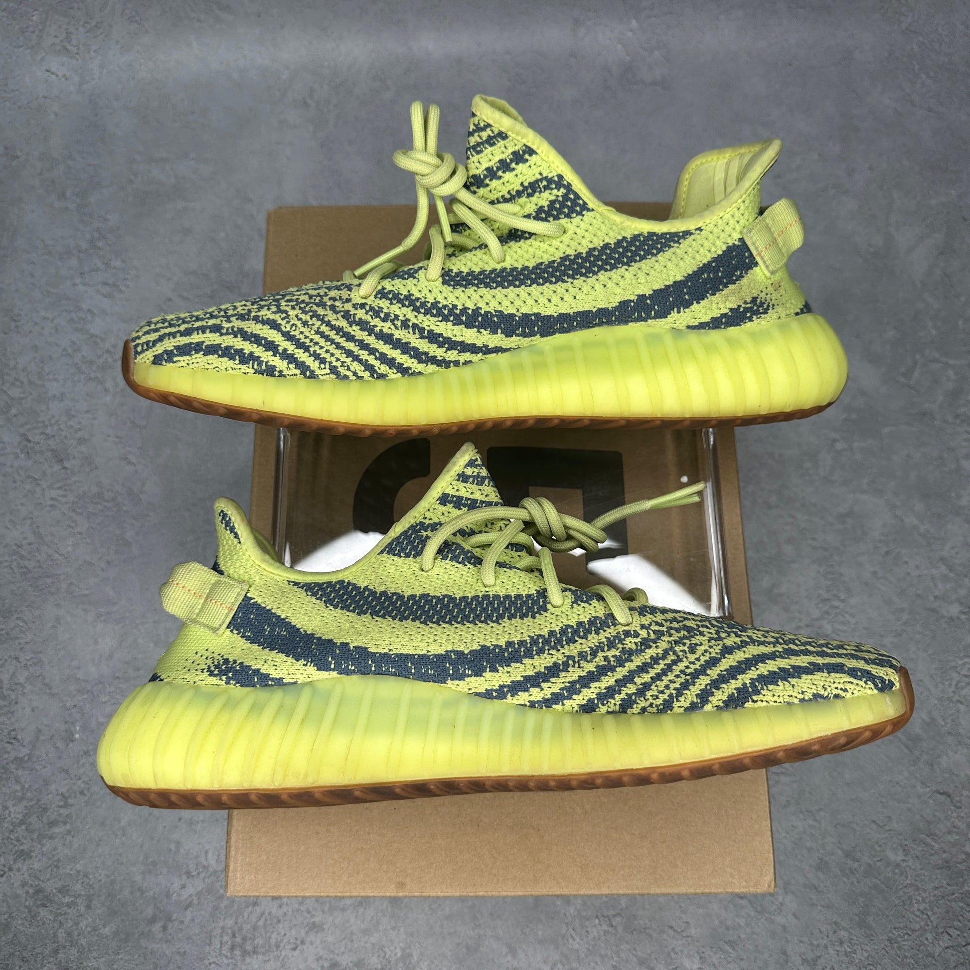 adidas Yeezy Boost 350 V2 Semi Frozen Yellow *pre-owned* SIZE 12