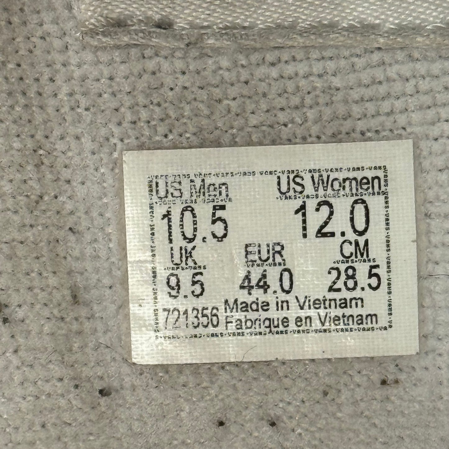 Vans Knu Skool Navy White *pre-owned* SIZE 10.5