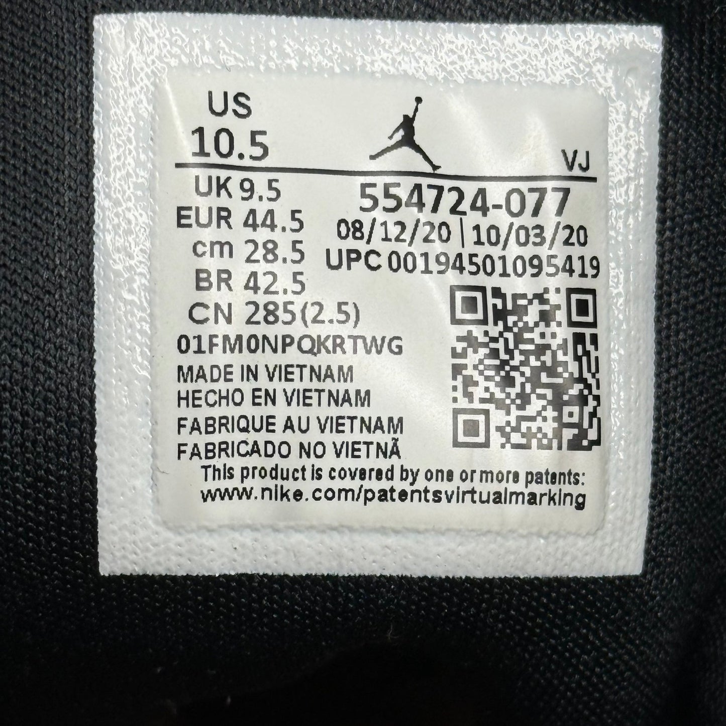 Jordan 1 Mid Hyper Royal Tumbled Leather *pre - owned* SIZE 10.5 - Kicks Collective PA - Jordan - 554724-077 - Men's Shoes - 10.5M/12W - Pre - Owned - No Box