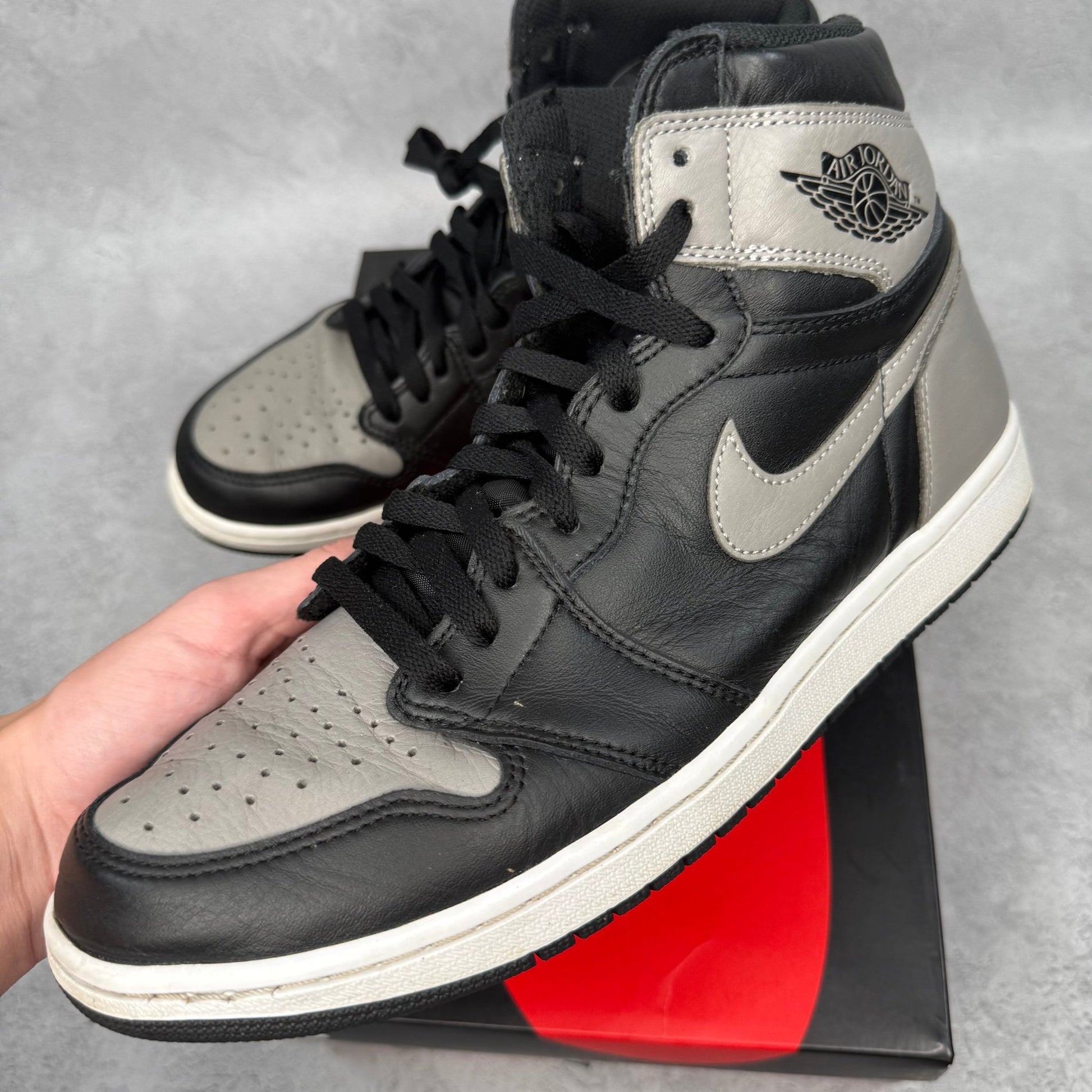 Jordan 1 Retro High Shadow (2018) *pre - owned* SIZE 10.5 - Kicks Collective PA - Jordan - 555088 - 013 - Men's Shoes - 10.5M/12W - Pre - Owned