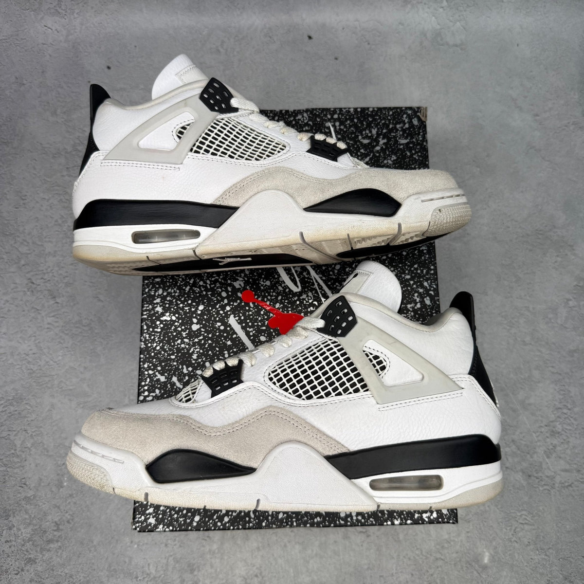Jordan 4 Retro Military Black - Image 1