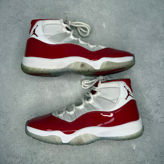 Jordan 11 Retro Cherry (2022) *pre - owned* SIZE 9 - Kicks Collective PA - Jordan - CT8012-116 - Men's Shoes - 9M/10.5W - Pre - Owned - No Box