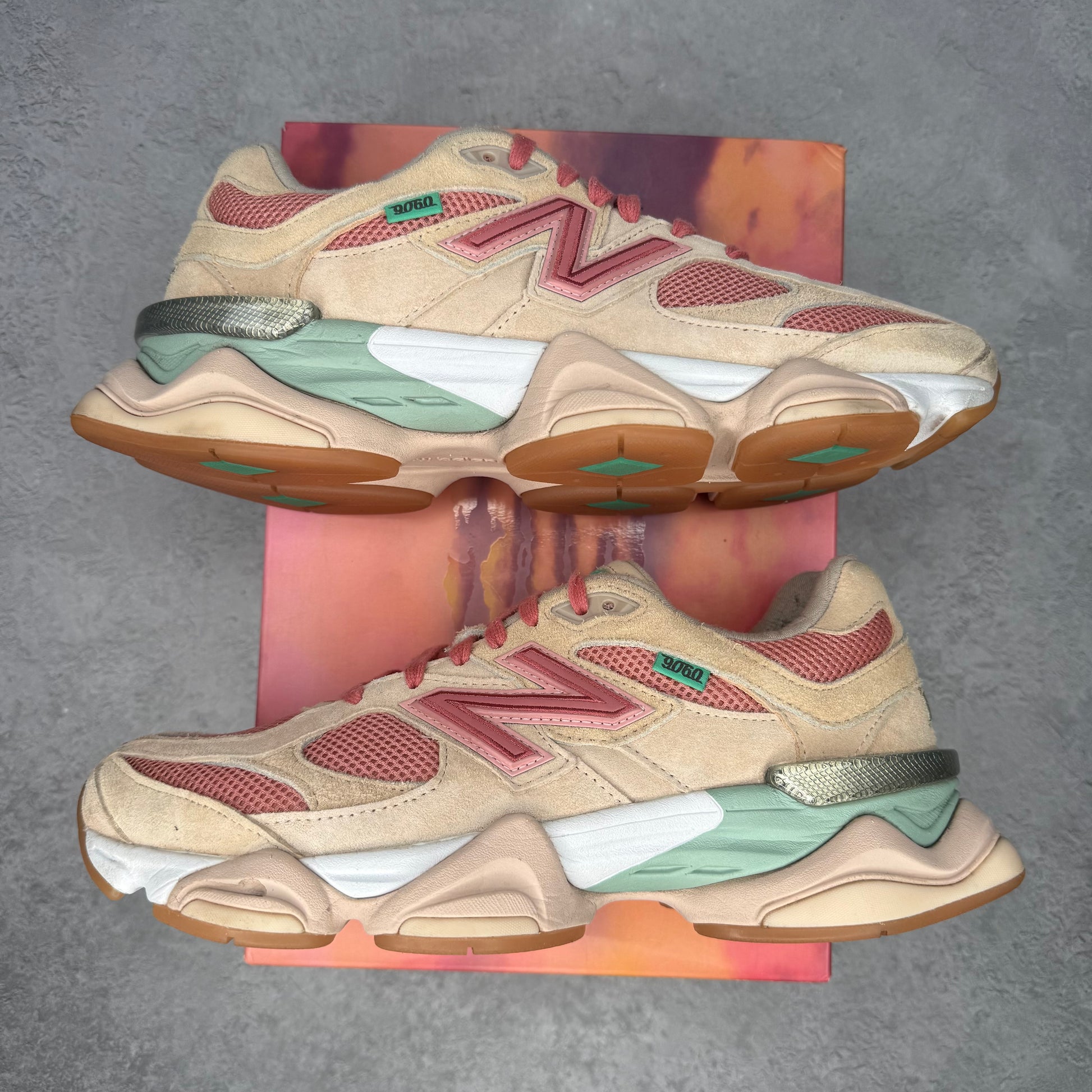 New Balance 9060 Joe Freshgoods Inside Voices Penny Cookie Pink *pre-owned* SIZE 10