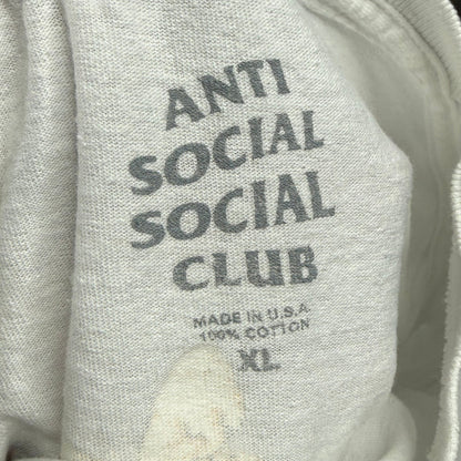 Anti Social Social Club Kkotch Tee White *pre - owned* SIZE XL - Kicks Collective PA - Anti Social Social Club - ANTI-A8RLG8DS - Apparel - XL - Pre - Owned - No Box