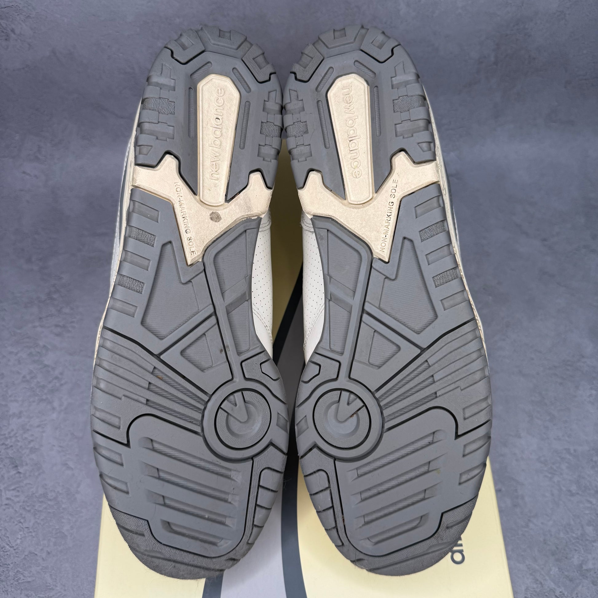 New Balance 650R Aime Leon Dore White Grey *pre-owned* SIZE 10.5