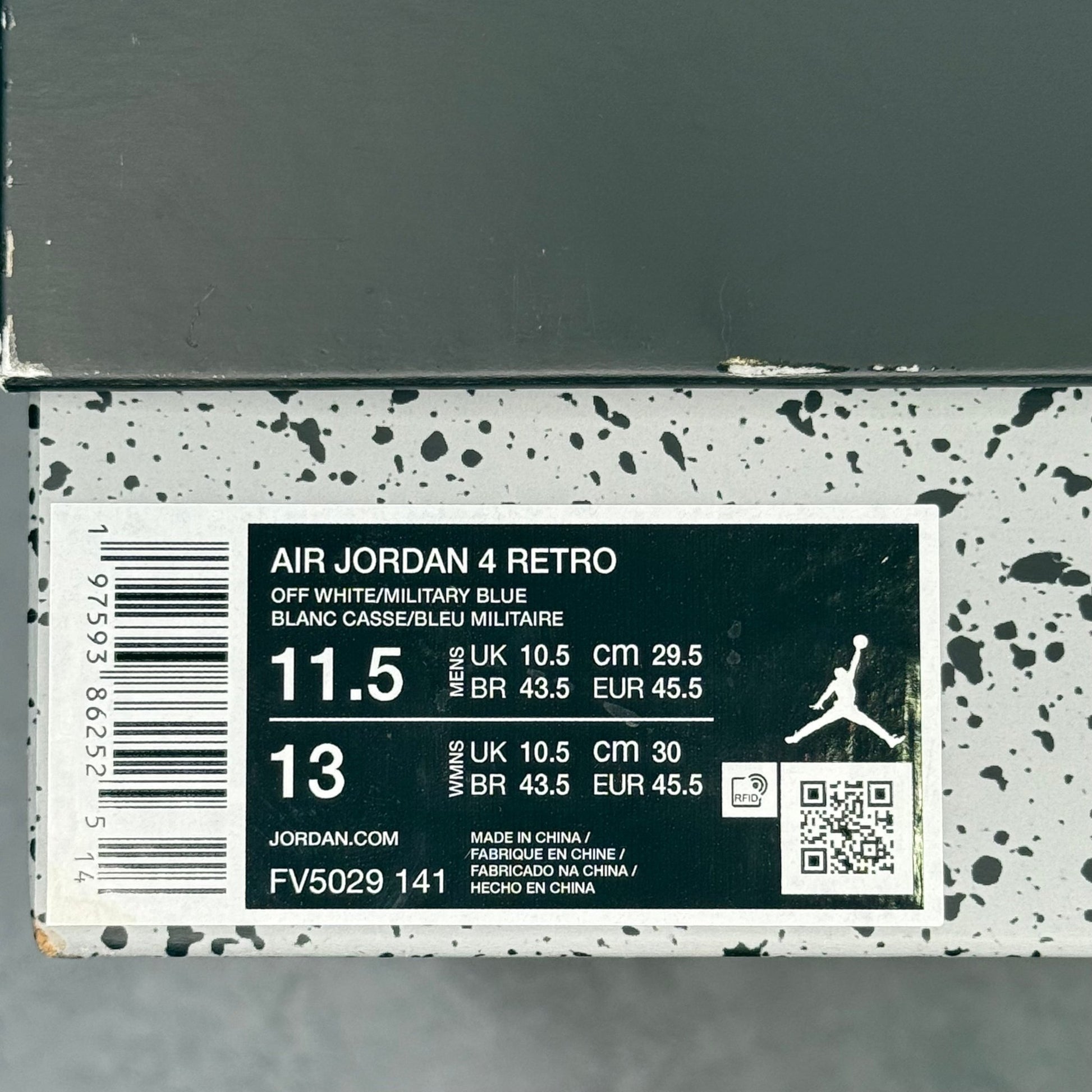 Jordan 4 Retro Military Blue (2024) *pre - owned* SIZE 11.5 - Kicks Collective PA - Jordan - FV5029 - 141 - Men's Shoes - 11.5M/13W - Pre - Owned