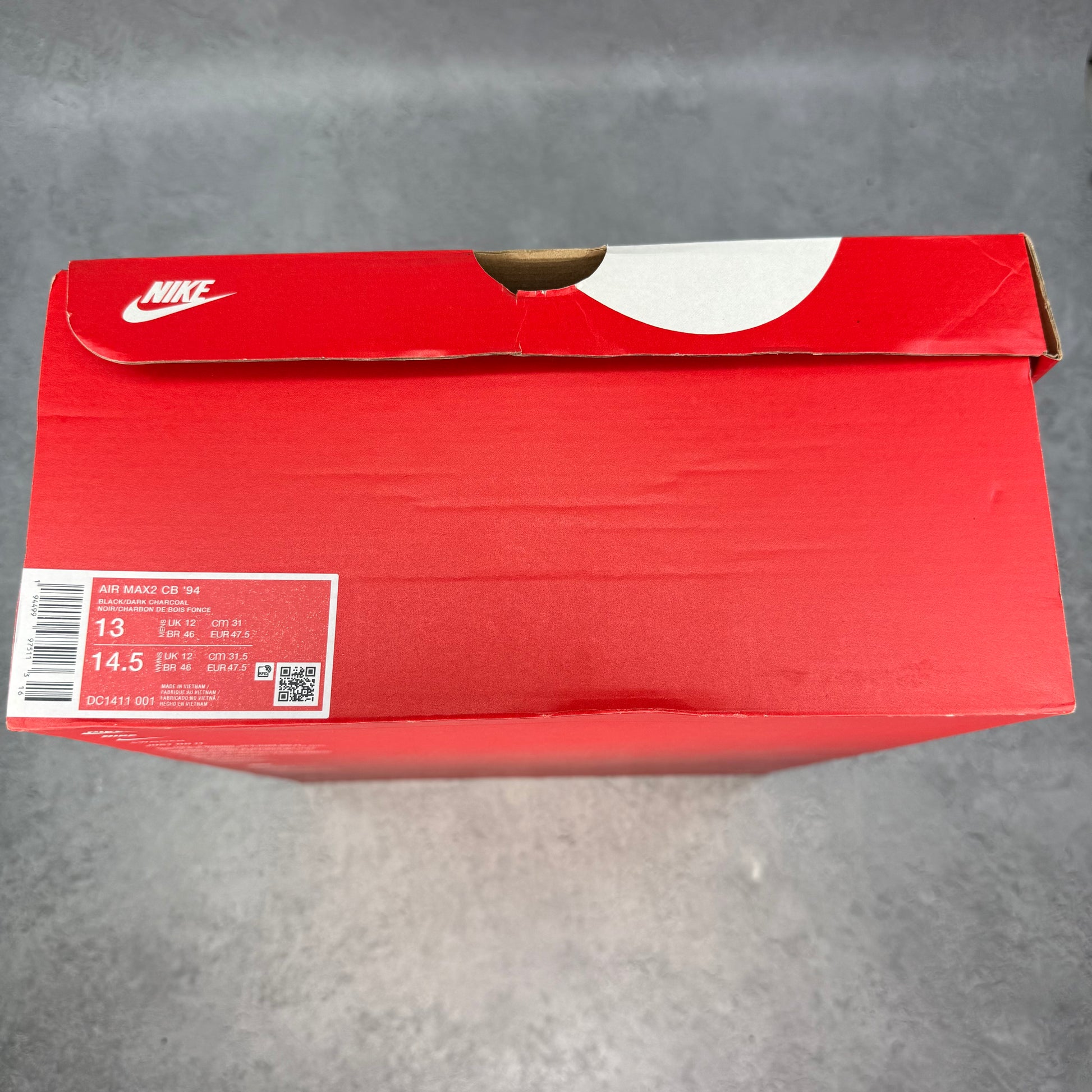 Nike Air Max 2 CB '94 Triple Black *pre-owned* SIZE 13