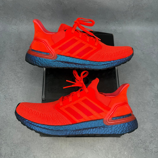 adidas Ultra Boost 20 Solar Red *pre - owned* SIZE 9.5 - Kicks Collective PA - adidas - FV8451 - Men's Shoes - 9.5M/11W - Pre - Owned