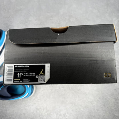 Jordan 1 Low UNC (2021) *pre-owned* SIZE 11.5