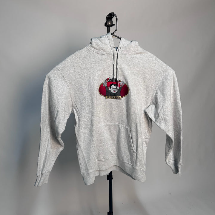 Supreme Vampire Boy Hooded Sweatshirt Ash Grey *pre-owned* SIZE XL