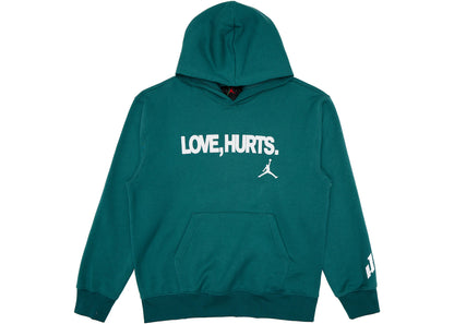 Jordan Jalen Hurts Love Hurts Pullover Fleece Hoodie Sport Teal
