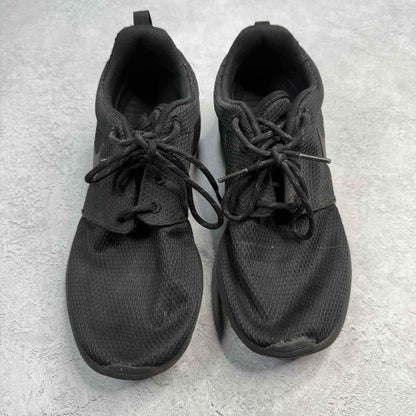 Nike Roshe Run Triple Black (Women's) *pre-owned* SIZE 7.5W