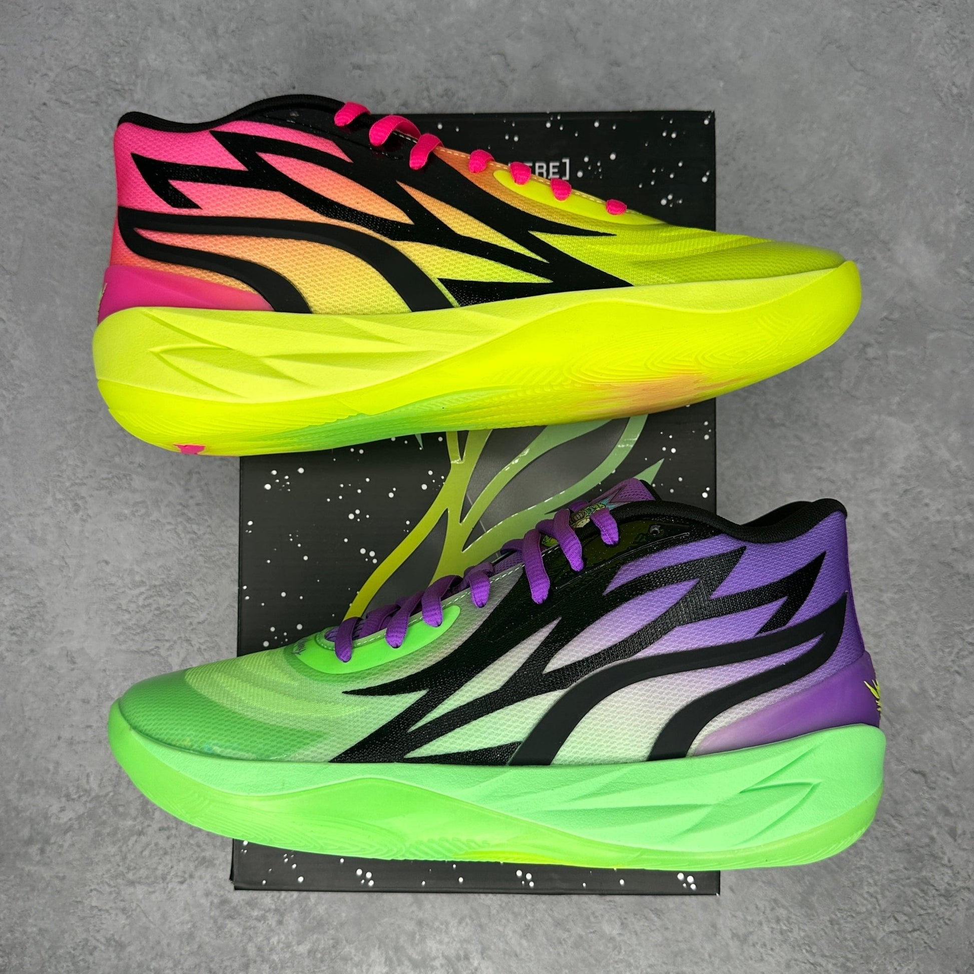 Puma LaMelo Ball MB.02 Rick & Morty Adventures - Kicks Collective PA - Puma - 377411 - 02 - Men's Shoes - 10M/11.5W - Brand New