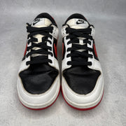 Nike Dunk Low Retro White Black University Red *pre-owned* SIZE 10