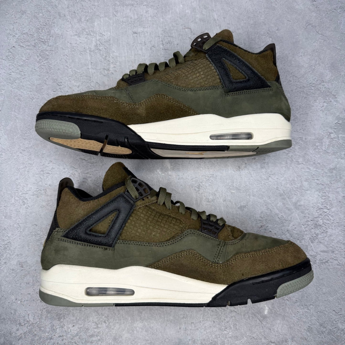 Jordan 4 Retro SE Craft Medium Olive *pre - owned* SIZE 12 - Kicks Collective PA - Jordan - FB9927-200 - Men's Shoes - 12M/13.5W - Pre - Owned - No Box